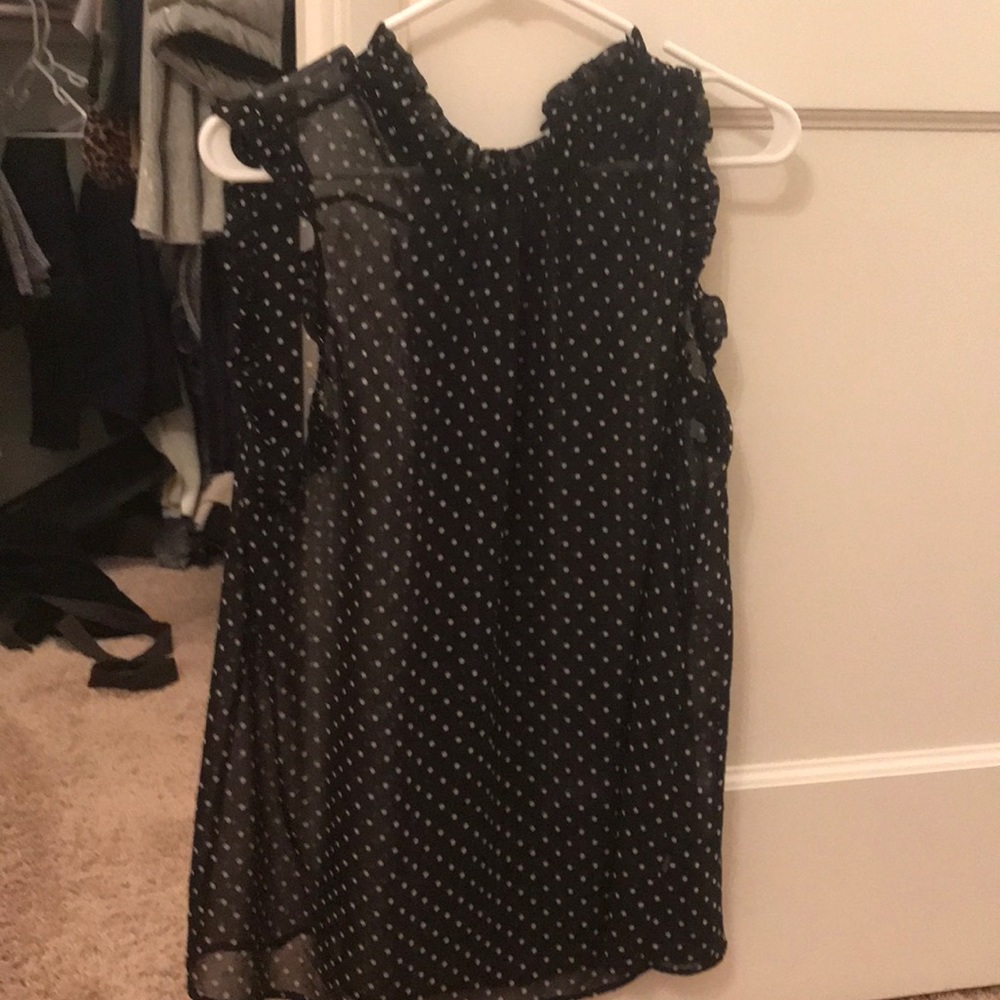 Polka dot blouse